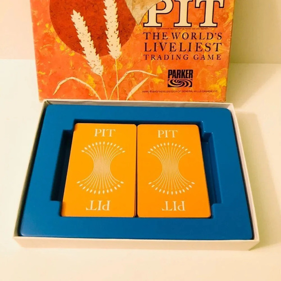Vintage 1964 Pit Card  Game Parker Brothers Missing Instructions - Picture 9 of 15
